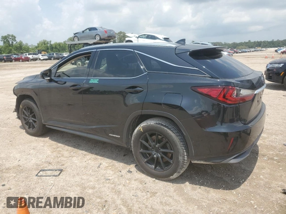 2018 Lexus RX 450h with VIN 2T2BGMCA5JC023549, listed as a Copart auction lot 54777435 with 90,014 mi miles and Salvage title. Bid and sale history available at DreamBid. Image 2.