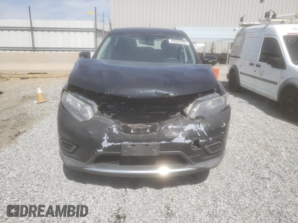 2015 Nissan Rogue S with VIN KNMAT2MV0FP524942, listed as a Copart auction lot 49583595 with 95,133 mi miles and Salvage Title. Bid and sale history available at DreamBid. Image 5.