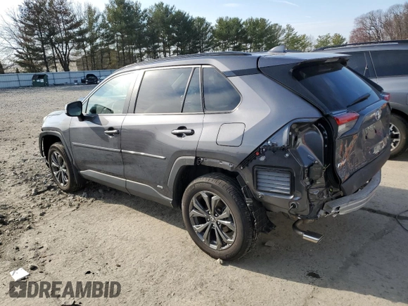 2024 Toyota RAV4 Hybrid XLE Premium with VIN 2T3B6RFV6RW071873, listed as a Copart auction lot 50865335 with 8,083 mi miles and Salvage Title. Bid and sale history available at carsss.com. Image 2.