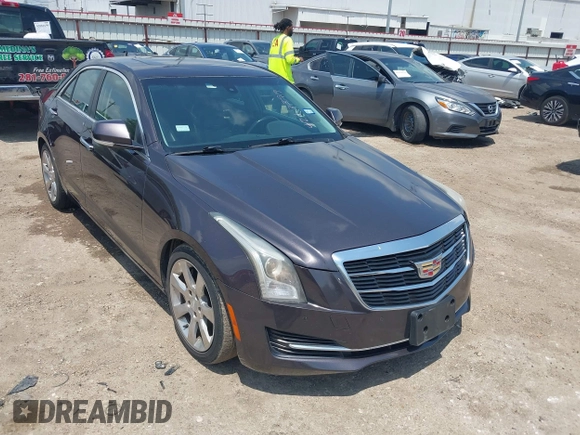 2015 Cadillac ATS Sedan Luxury RWD with VIN 1G6AB5RAXF0128099, listed as a IAAI auction lot 42133919 with 152,191 mi miles. Bid and sale history available at carsss.com. Image 1.