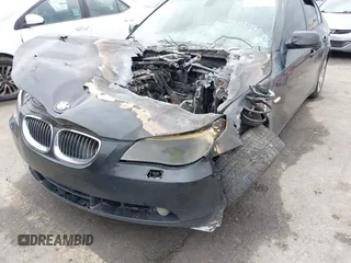 2007 BMW 5 Series 530i with VIN WBANE73577CM57997, listed as a IAAI auction lot 41461292 with 220,424 mi miles. Bid and sale history available at carsss.com. Image 6.