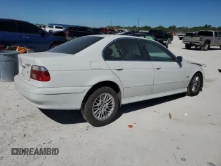 2003 BMW 5 Series 530iA with VIN WBADT63463CK30183, listed as a Copart auction lot 49673635 with 0 mi miles and Non Repairable. Bid and sale history available at carsss.com. Image 3.