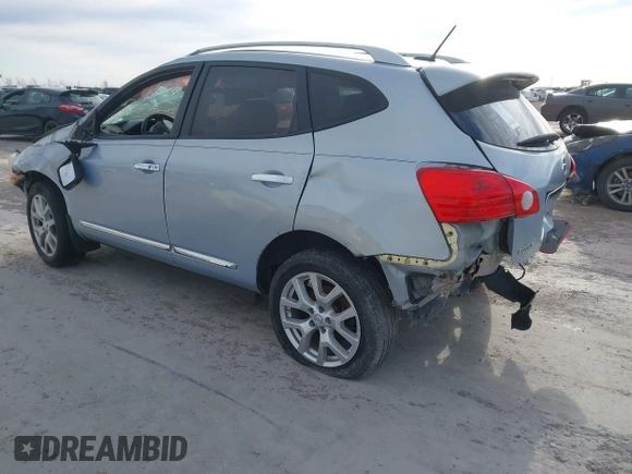2013 Nissan Rogue S with VIN JN8AS5MT0DW008610, listed as a IAAI auction lot 41125002 with Not Provided miles and . Bid and sale history available at DreamBid. Image 3.