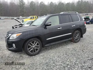 2014 Lexus LX 570 with VIN JTJHY7AX0E4147528, listed as a Copart auction lot 86289244 with 154,602 mi miles and Salvage Title. Bid and sale history available at DreamBid. Image 1.