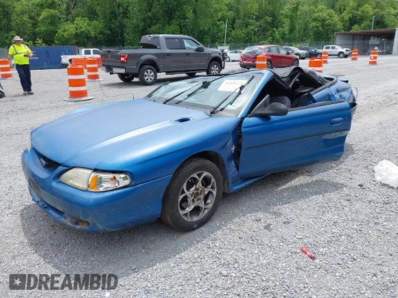 1995 Ford Mustang with VIN 1FALP4449SF205321, listed as a IAAI auction lot 42446725 with 263,272 mi miles and . Bid and sale history available at DreamBid. Image 2.