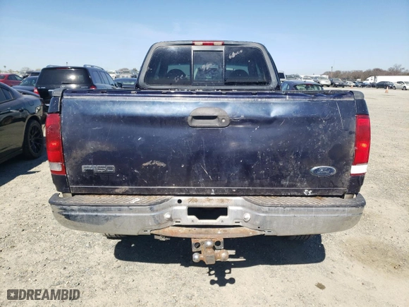 2000 Ford F-150 Work Series with VIN 1FTRX18W0YKB06899, listed as a Copart auction lot 46170175 with 252,042 mi miles and Salvage Title. Bid and sale history available at carsss.com. Image 6.