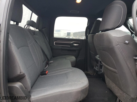 2024 Ram 2500 Lone Star with VIN 3C6UR5DL0RG345747, listed as a Copart auction lot 44766945 with 6,114 mi miles and Salvage Title. Bid and sale history available at carsss.com. Image 10.