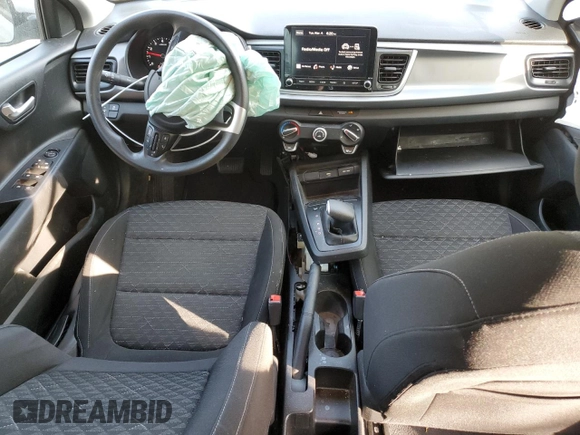 2023 Kia Rio S with VIN 3KPA24AD4PE628801, listed as a Copart auction lot 47924185 with 8,158 mi miles and Salvage Title. Bid and sale history available at carsss.com. Image 8.