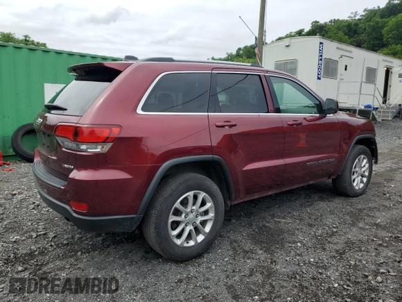 2021 Jeep Grand Cherokee Laredo X with VIN 1C4RJFAG4MC509936, listed as a Copart auction lot 62006885 with 44,271 mi miles and Salvage title. Bid and sale history available at DreamBid. Image 3.