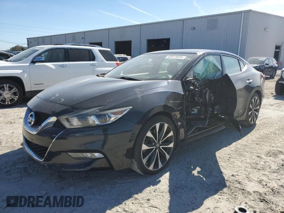 2017 Nissan Maxima S with VIN 1N4AA6AP3HC412977, listed as a Copart auction lot 42873835 with 57,232 mi miles and Salvage Title. Bid and sale history available at DreamBid. Image 1.