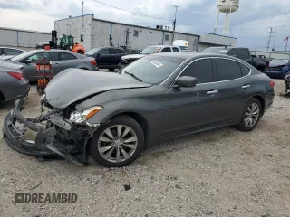 2012 Infiniti M37 with VIN JN1BY1AR2CM393522, listed as a Copart auction lot 65263404 with 123,266 mi miles and Non Repairable. Bid and sale history available at carsss.com. Image 1.