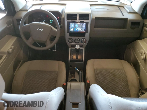 2007 Jeep Compass Sport with VIN 1J8FT47W17D196481, listed as a Copart auction lot 50639085 with 120,490 mi miles and Clean Title. Bid and sale history available at carsss.com. Image 8.