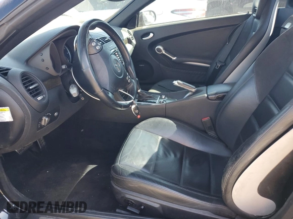 2007 Mercedes-Benz SLK-Class 5.5L AMG with VIN WDBWK73F67F150682, listed as a Copart auction lot 69413164 with 109,198 mi miles and Salvage Title. Bid and sale history available at carsss.com. Image 7.