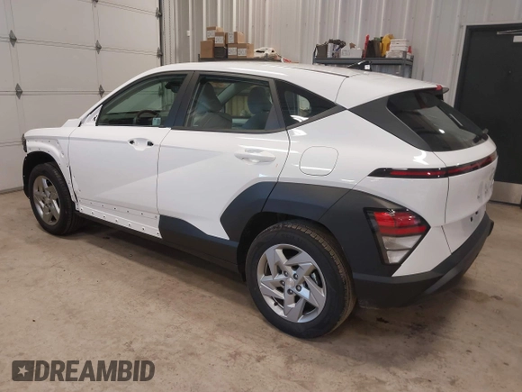 2024 Hyundai Kona SE with VIN KM8HA3AB5RU121514, listed as a IAAI auction lot 41431094 with 5,382 mi miles. Bid and sale history available at carsss.com. Image 3.