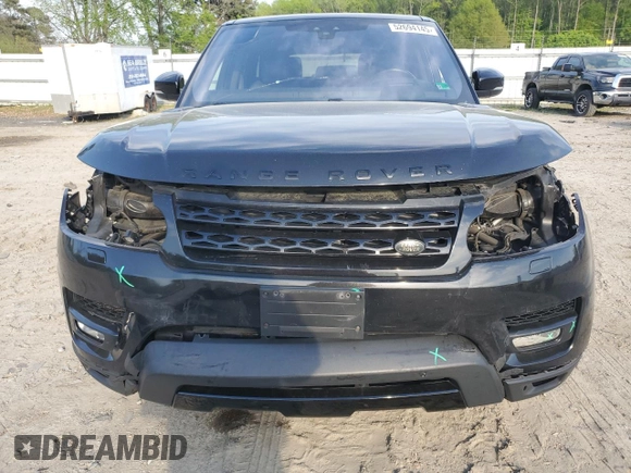 2017 Land Rover Range Rover Sport with VIN SALWR2FE0HA134956, listed as a Copart auction lot 52694145 with 156,221 mi miles and Salvage Title. Bid and sale history available at DreamBid. Image 5.