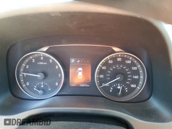 2018 Hyundai Elantra SEL with VIN 5NPD84LF6JH358550, listed as a Copart auction lot 82788224 with 122,070 mi miles and Salvage Title. Bid and sale history available at carsss.com. Image 9.