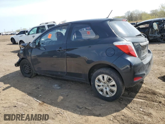 2012 Toyota Yaris L z VIN JTDJTUD3XCD520162, wystawiony jako Copart lot #54741275 z przebiegiem Nie podano mil oraz Szkoda całkowita • Salvage title. Historia ofert i sprzedaży dostępna na DreamBid. Obrazek 2.