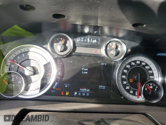 2018 Ram 1500 Big Horn with VIN 1C6RR6GT6JS101136, listed as a Copart auction lot 85145034 with 113,479 mi miles and Salvage title. Bid and sale history available at DreamBid. Image 9.