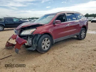 2015 Chevrolet Traverse LT with VIN 1GNKRHKD3FJ346762, listed as a Copart auction lot 58466535 with 123,329 mi miles and Salvage title. Bid and sale history available at DreamBid. Image 1.