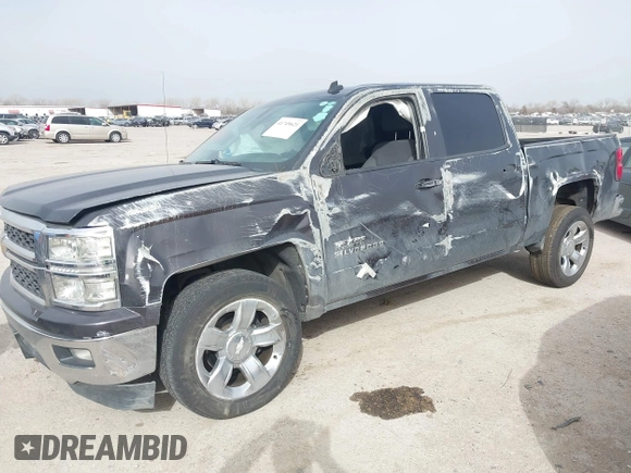 2014 Chevrolet Silverado 1500 LT with VIN 3GCPCREC1EG131664, listed as a IAAI auction lot 41749621 with 243,344 mi miles. Bid and sale history available at carsss.com. Image 2.
