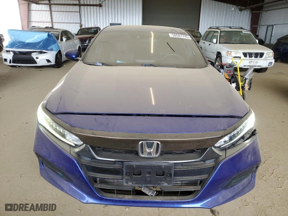 2019 Honda Accord Sedan Sport 1.5T with VIN 1HGCV1F3XKA083182, listed as a Copart auction lot 50591745 with 124,609 mi miles and Salvage Title. Bid and sale history available at carsss.com. Image 5.