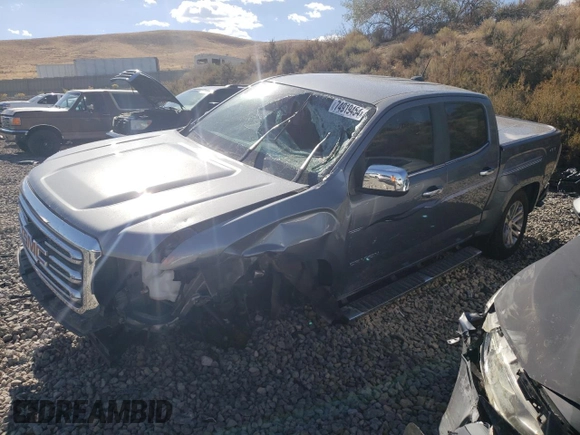 2020 GMC Canyon 4WD SLT with VIN 1GTG6DEN2L1248645, listed as a Copart auction lot 74919454 with 56,085 mi miles and Salvage Title. Bid and sale history available at carsss.com. Image 1.