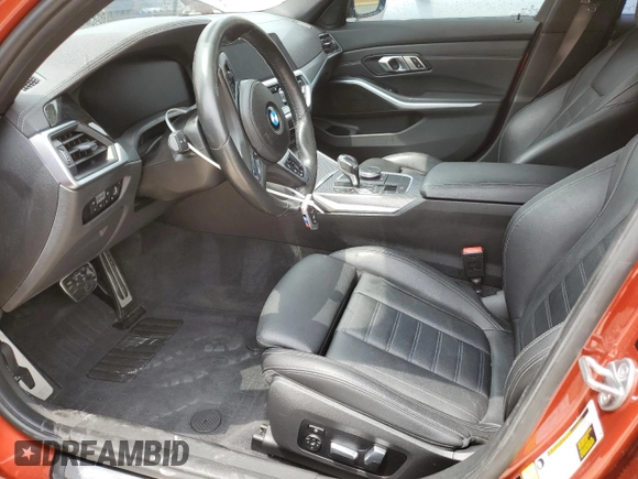 2020 BMW 3 Series M340i xDrive with VIN WBA5U9C04LFH11101, listed as a Copart auction lot 62268984 with 47,696 mi miles and Clean Title. Bid and sale history available at DreamBid. Image 7.