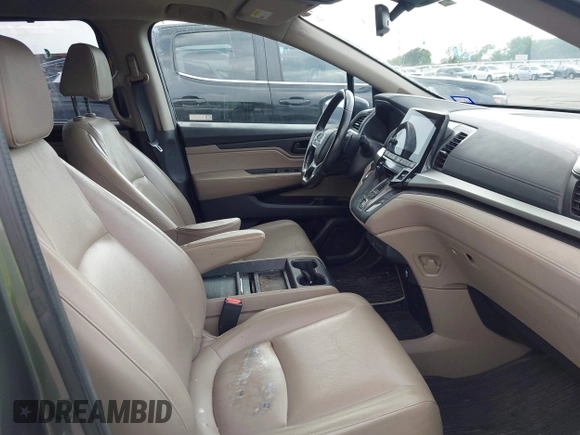 2018 Honda Odyssey EX-L with VIN 5FNRL6H74JB096849, listed as a IAAI auction lot 42136514 with 119,675 mi miles. Bid and sale history available at carsss.com. Image 5.