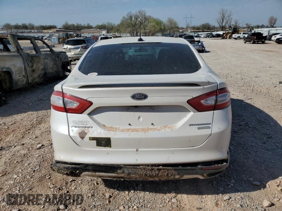 2016 Ford Fusion Titanium with VIN 3FA6P0K96GR132729, listed as a Copart auction lot 50542905 with 48,566 mi miles and Salvage Title. Bid and sale history available at DreamBid. Image 6.