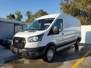2023 Ford Transit Cargo with VIN 1FTBR2C8XPKC00992, listed as a Copart auction lot 73199944 with 31,891 mi miles and Clean Title. Bid and sale history available at DreamBid. Image 1.