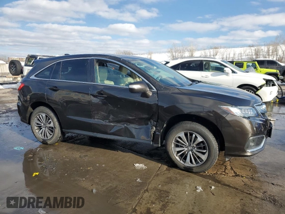 2016 Acura RDX Advance Pkg with VIN 5J8TB4H73GL025484, listed as a Copart auction lot 46091815 with 69,557 mi miles and Salvage Title. Bid and sale history available at carsss.com. Image 4.