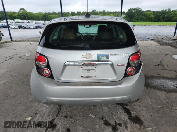 2015 Chevrolet Sonic LTZ with VIN 1G1JE6SBXF4109423, listed as a Copart auction lot 60329525 with 109,126 mi miles and Salvage title. Bid and sale history available at DreamBid. Image 6.