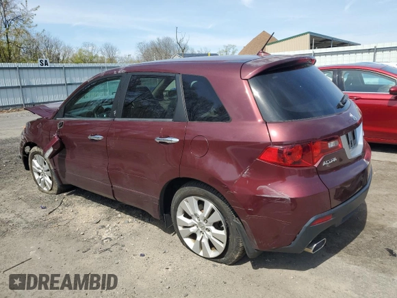 2010 Acura RDX Technology with VIN 5J8TB1H51AA005069, listed as a Copart auction lot 53668225 with 56,381 mi miles and Salvage title. Bid and sale history available at DreamBid. Image 2.