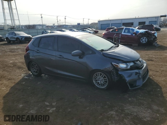 2017 Honda Fit LX with VIN 3HGGK5G51HM700577, listed as a Copart auction lot 48713335 with 197,728 mi miles and Salvage Title. Bid and sale history available at DreamBid. Image 4.
