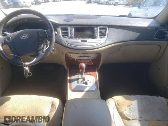 2013 Hyundai Genesis 3.8L with VIN KMHGC4DD3DU213349, listed as a Copart auction lot 70034874 with 114,648 mi miles and Salvage Title. Bid and sale history available at carsss.com. Image 8.