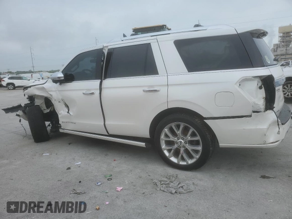 2018 Ford Expedition Platinum with VIN 1FMJU1LT3JEA51769, listed as a Copart auction lot 50543075 with 0 mi miles and Salvage Title. Bid and sale history available at carsss.com. Image 2.