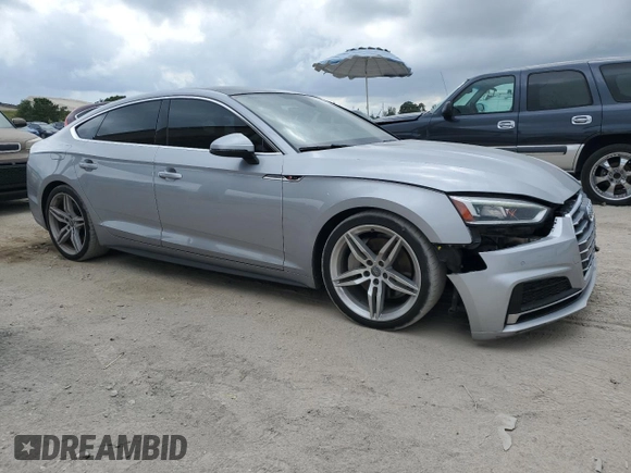2018 Audi A5 Sportback Premium Plus with VIN WAUENCF55JA055144, listed as a Copart auction lot 50407034 with 119,786 mi miles and . Bid and sale history available at DreamBid. Image 4.