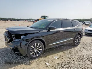 2025 Acura MDX Technology with VIN 5J8YE1H40SL010077, listed as a Copart auction lot 63339575 with 4,836 mi miles and Salvage title. Bid and sale history available at DreamBid. Image 1.