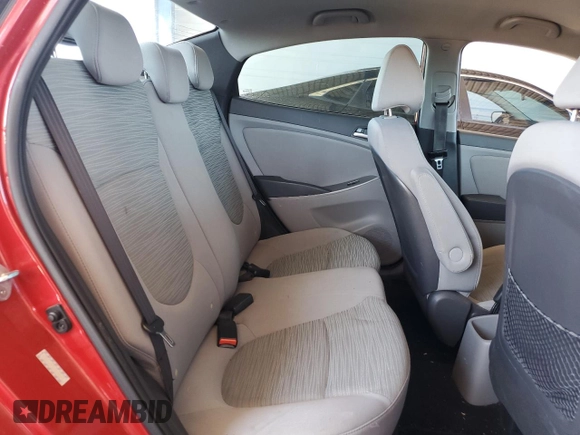 2016 Hyundai Accent SE with VIN KMHCT4AE1GU030130, listed as a Copart auction lot 50201685 with 112,608 mi miles and Salvage Title. Bid and sale history available at carsss.com. Image 10.