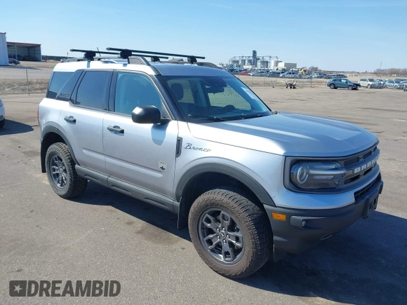 2021 Ford Bronco Sport Big Bend with VIN 3FMCR9B67MRA60805, listed as a IAAI auction lot 41903221 with 102,258 mi miles and . Bid and sale history available at DreamBid. Image 1.