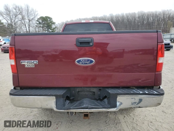 2005 Ford F-150 XL with VIN 1FTRF12W05NB05547, listed as a Copart auction lot 49312315 with 327,417 mi miles and Salvage Title. Bid and sale history available at carsss.com. Image 6.