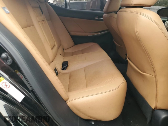 2015 Lexus IS 250 z VIN JTHBF1D29F5072852, wystawiony jako Copart lot #59320505 z przebiegiem Nie podano mil oraz Szkoda całkowita • Salvage title. Historia ofert i sprzedaży dostępna na DreamBid. Obrazek 10.