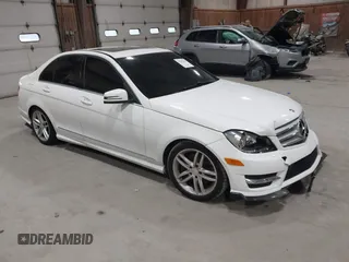 2013 Mercedes-Benz C-Class C 300 Sport with VIN WDDGF8AB7DA833263, listed as a IAAI auction lot 41904490 with 133,746 mi miles. Bid and sale history available at carsss.com. Image 1.