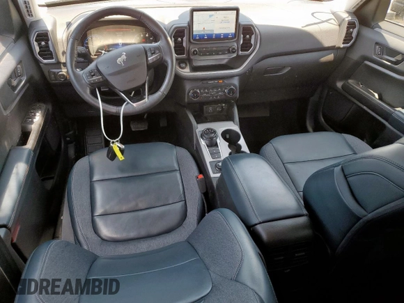 2022 Ford Bronco Sport Outer Banks with VIN 3FMCR9C69NRE05347, listed as a Copart auction lot 57621345 with 49,932 mi miles and Salvage title. Bid and sale history available at DreamBid. Image 8.