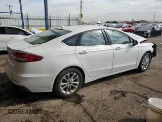 2020 Ford Fusion SE with VIN 3FA6P0H71LR244631, listed as a Copart auction lot 50550265 with 55,849 mi miles and Salvage Title. Bid and sale history available at carsss.com. Image 3.