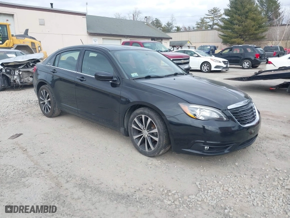 2012 Chrysler 200 Touring with VIN 1C3CCBBG5CN257502, listed as a IAAI auction lot 41783354 with NaN miles. Bid and sale history available at carsss.com. Image 1.