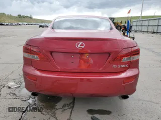 2011 Lexus IS 350 C with VIN JTHFE2C25B2505784, listed as a Copart auction lot 57262215 with 100,669 mi miles and Salvage title. Bid and sale history available at DreamBid. Image 6.