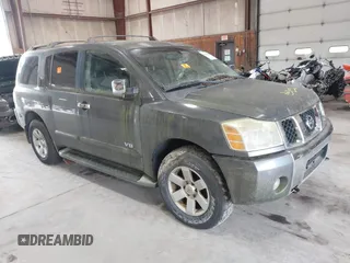 2005 Nissan Armada SE z VIN 5N1AA08B95N701682, wystawiony jako IAAI lot #42436588 z przebiegiem Nie podano mil oraz . Historia ofert i sprzedaży dostępna na DreamBid. Obrazek 1.
