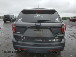2019 Ford Explorer Sport with VIN 1FM5K8GT5KGA35458, listed as a Copart auction lot 60792775 with 58,540 mi miles and Salvage title. Bid and sale history available at DreamBid. Image 6.