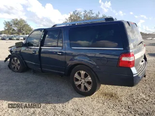 2015 Ford Expedition EL Platinum with VIN 1FMJK1LT7FEF49356, listed as a Copart auction lot 85204984 with 214,436 mi miles and Salvage Title. Bid and sale history available at carsss.com. Image 2.